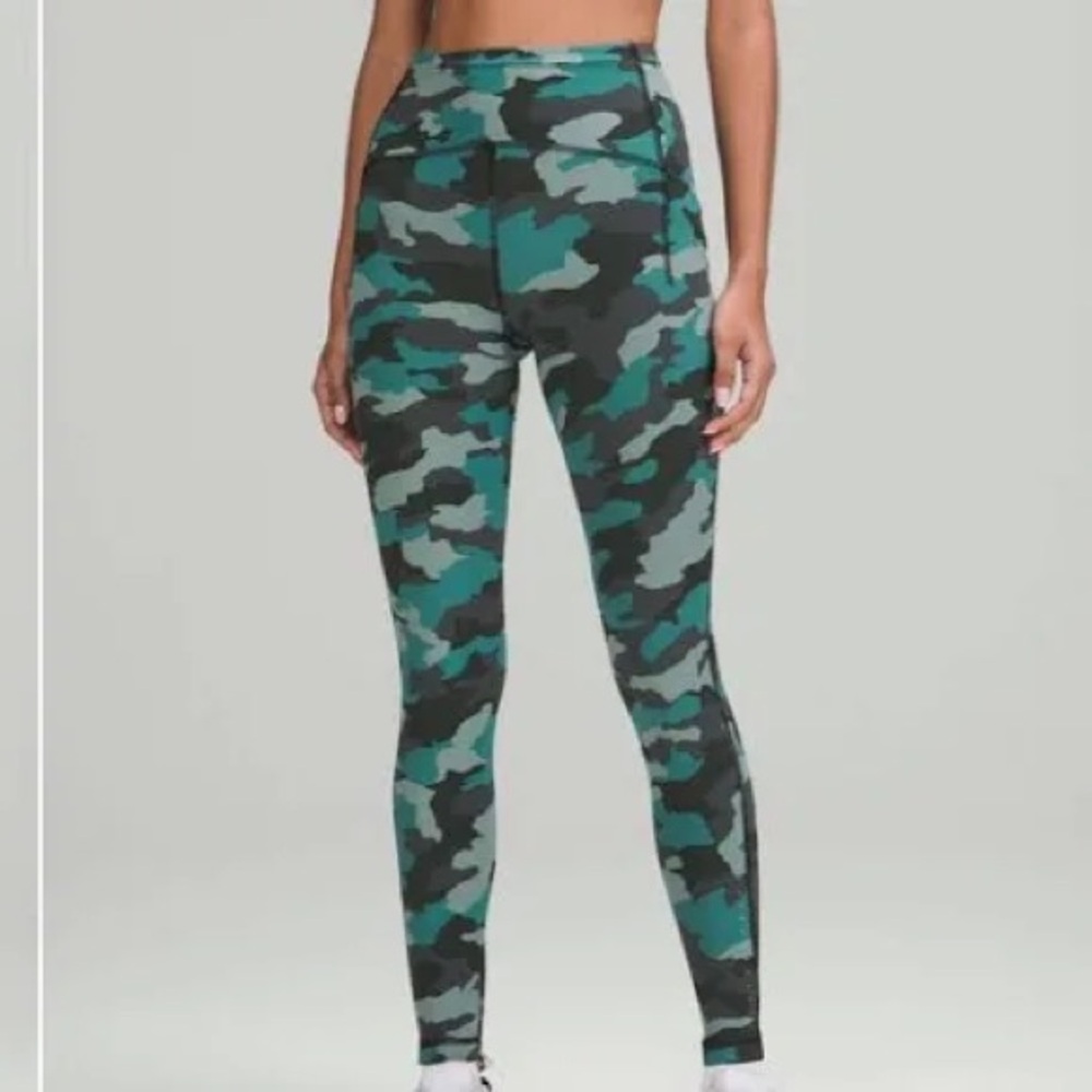 Lululemon  Swift Speed HR Tight 28" Heritage Camo Size 6